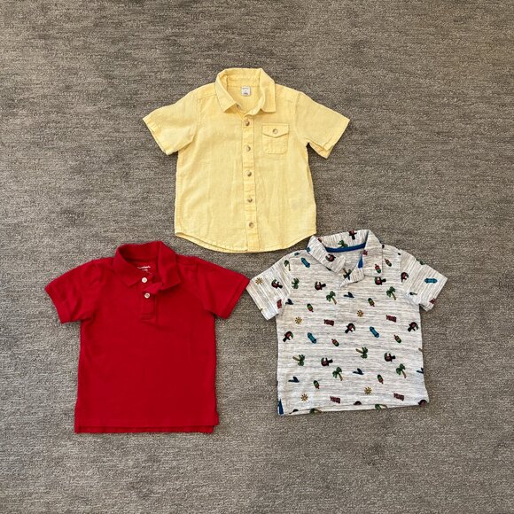 Toddler Shirts - Polo Shirts - Button Down - Set of 3 - Size 3T - Skateboards - Picture 1 of 9